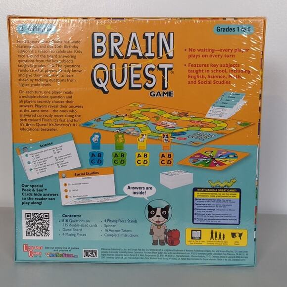 Brain Quest NIB Game for Grades 1 to 6 - Picture 2 of 8